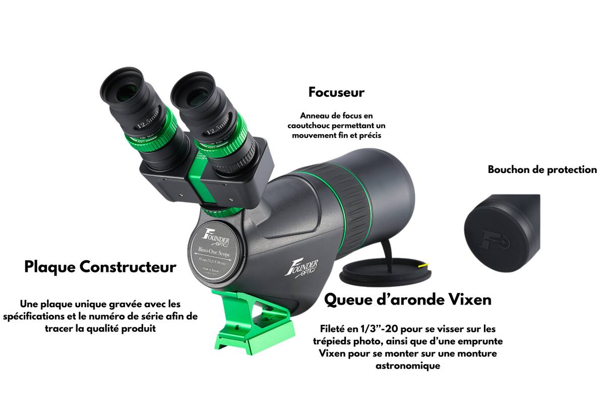 Founder Optics - BOS Binoscope 80