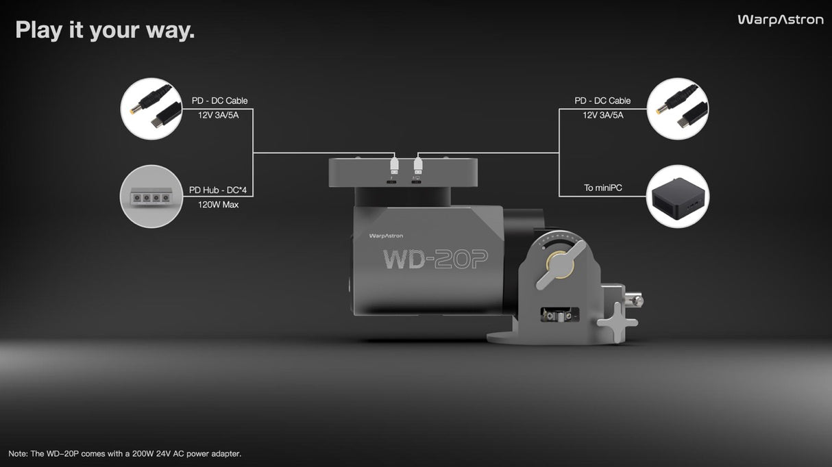 Warpastron - Monture harmonique direct drive WD-20P