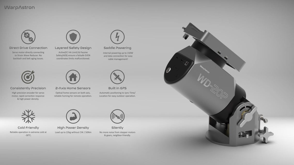 Warpastron - Monture harmonique direct drive WD-20P