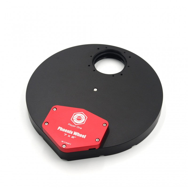 Player One - Roue à filtres Phoenix 5x2" pour filtres 2" montés et filtres 50mm non montés